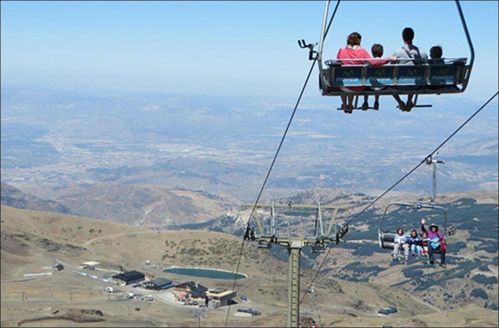 Todosierranevada Zona Baja - Edificio Atlas - Vistas A La Montana - Junto A Los Telecabinas Sierra Nevada Exteriör bild